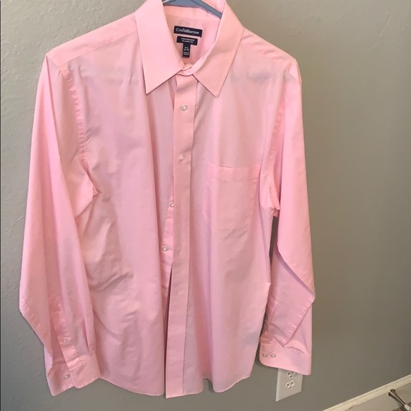 pink long sleeve dress shirt - Picture 1 of 2